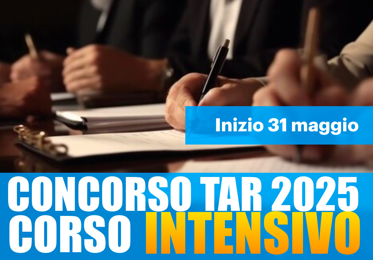 riquadro corso intensivo tar